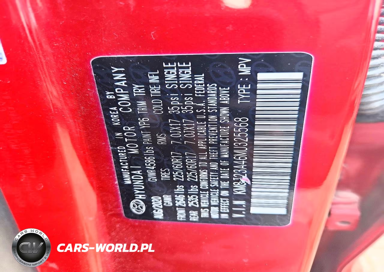 2021 Hyundai Tucson Se VIN:KM8J23A46MU325568 - 12