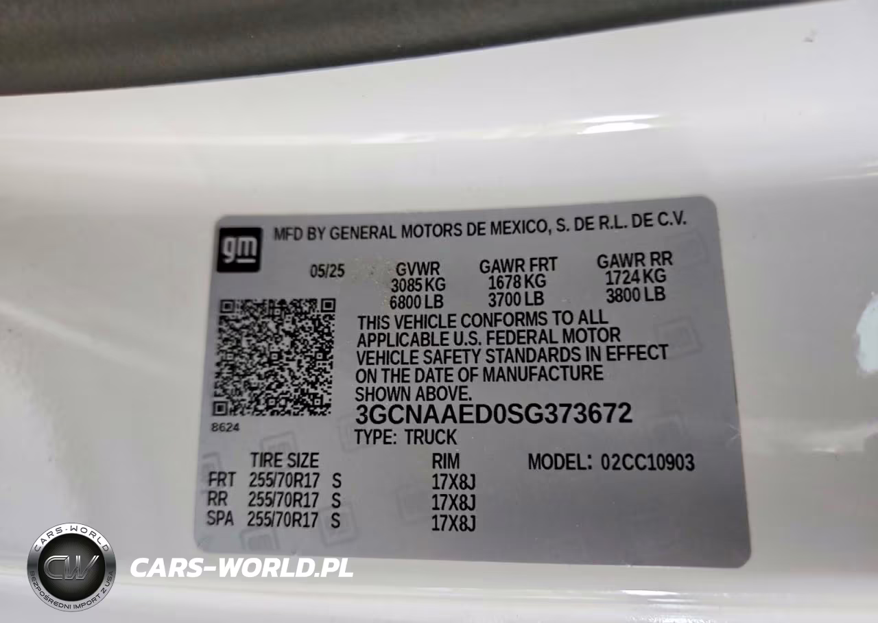 2025 Chevrolet Silverado C1500 VIN:3GCNAAED0SG373672 - 12