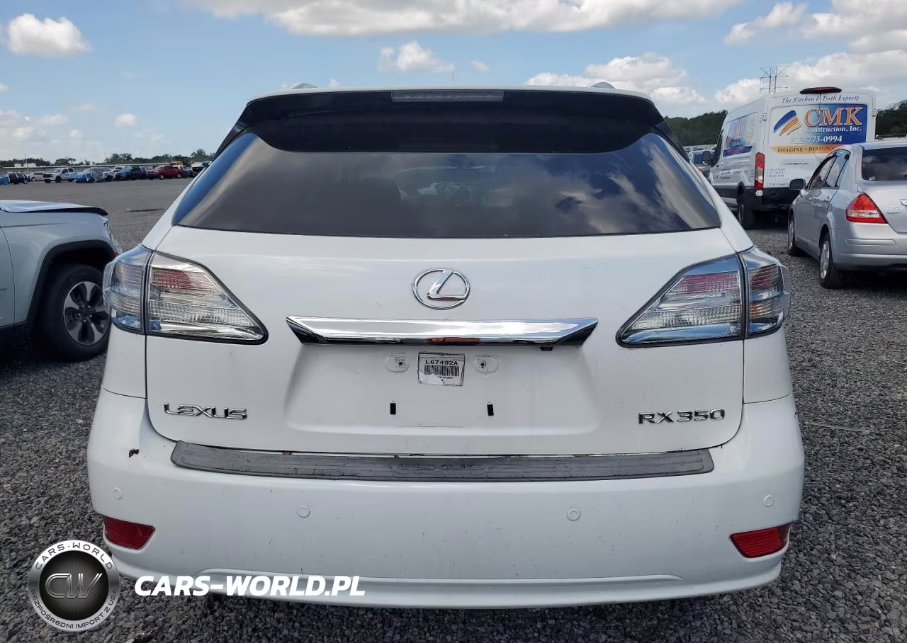 2010 Lexus Rx 350 VIN:2T2ZK1BA7AC040625 - 6
