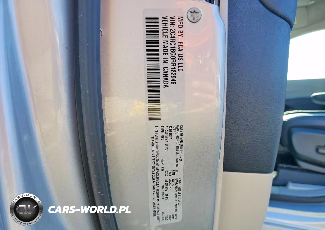 2024 Chrysler Pacifica Touring L VIN:2C4RC1BG0RR182946 - 14