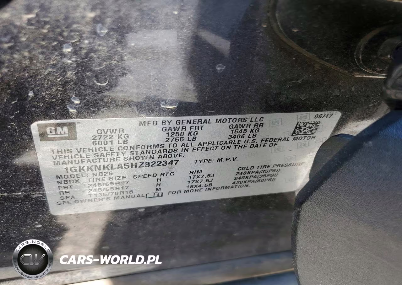 2017 GMC Acadia Sle VIN:1GKKNKLA5HZ322347 - 13