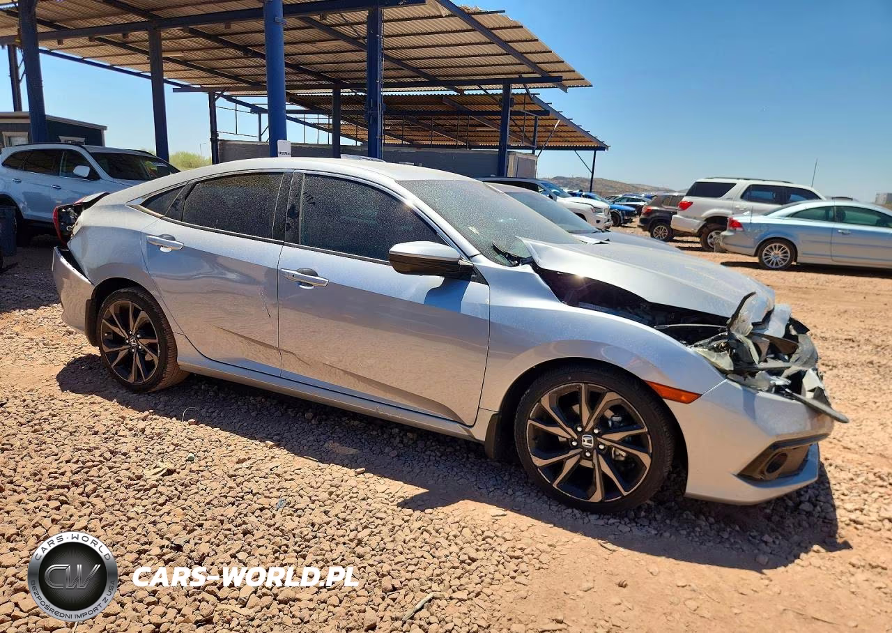 2020 Honda Civic Sport VIN:19XFC2F85LE000761 - 4