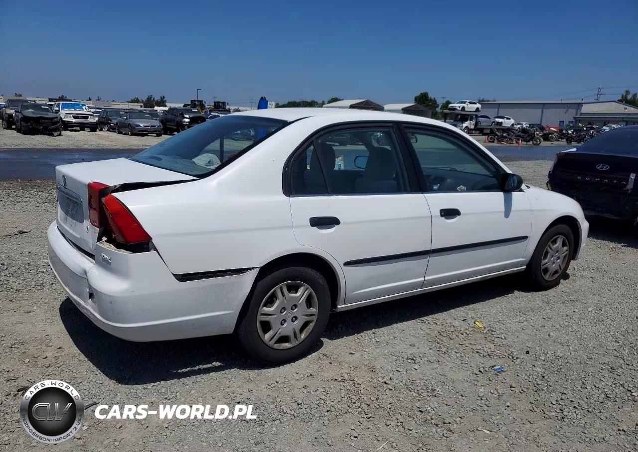2001 Honda Civic Dx VIN:2HGES16271H581817 - 3