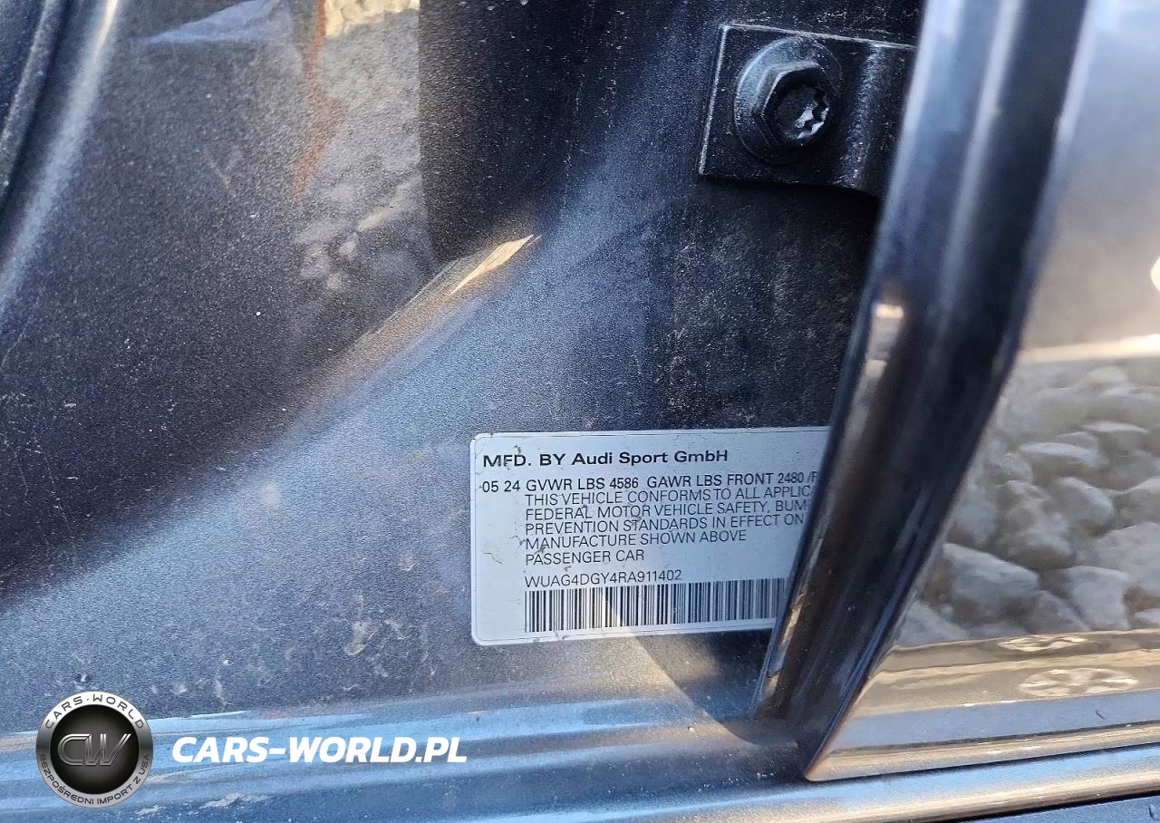 2024 Audi Rs3 VIN:WUAG4DGY4RA911402 - 12