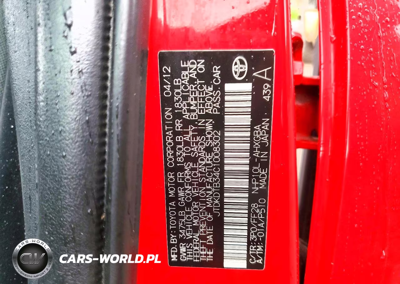 2012 Toyota Prius C Three VIN:JTDKDTB34C1008302 - 12