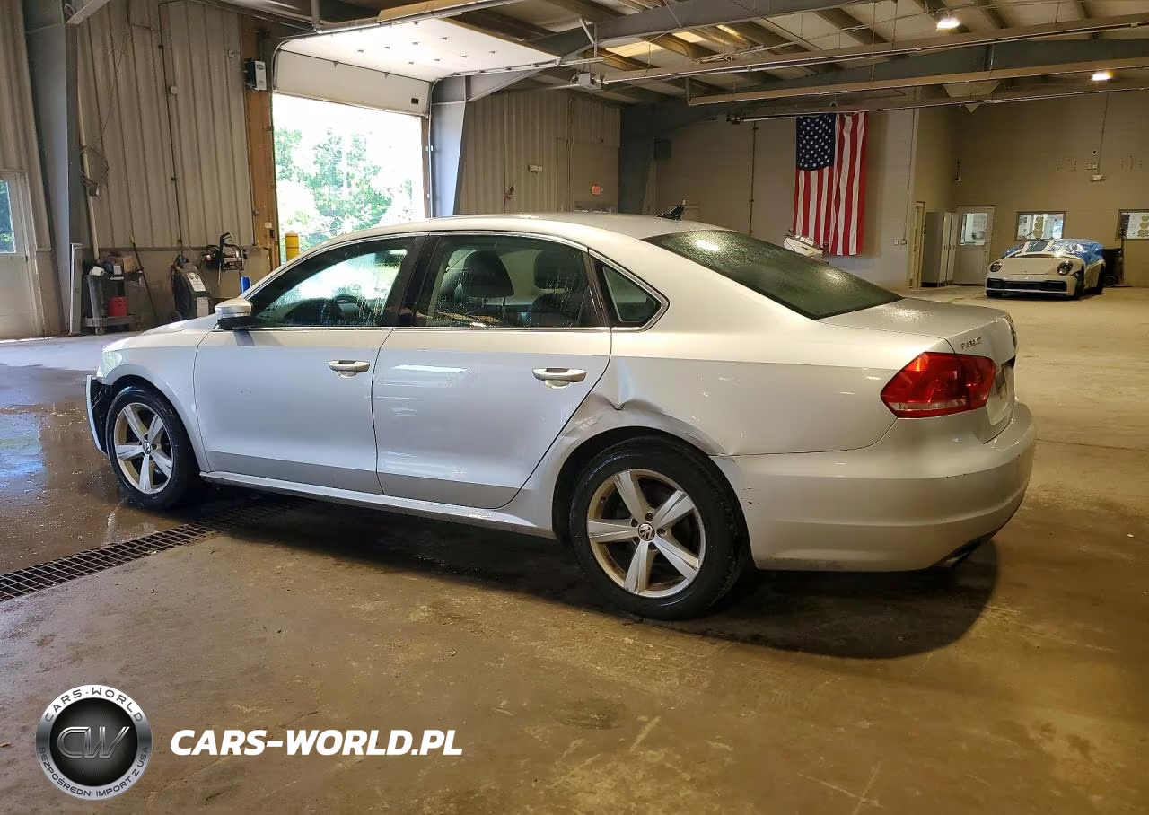 2013 Volkswagen Passat Se VIN:1VWBP7A38DC104307 - 2