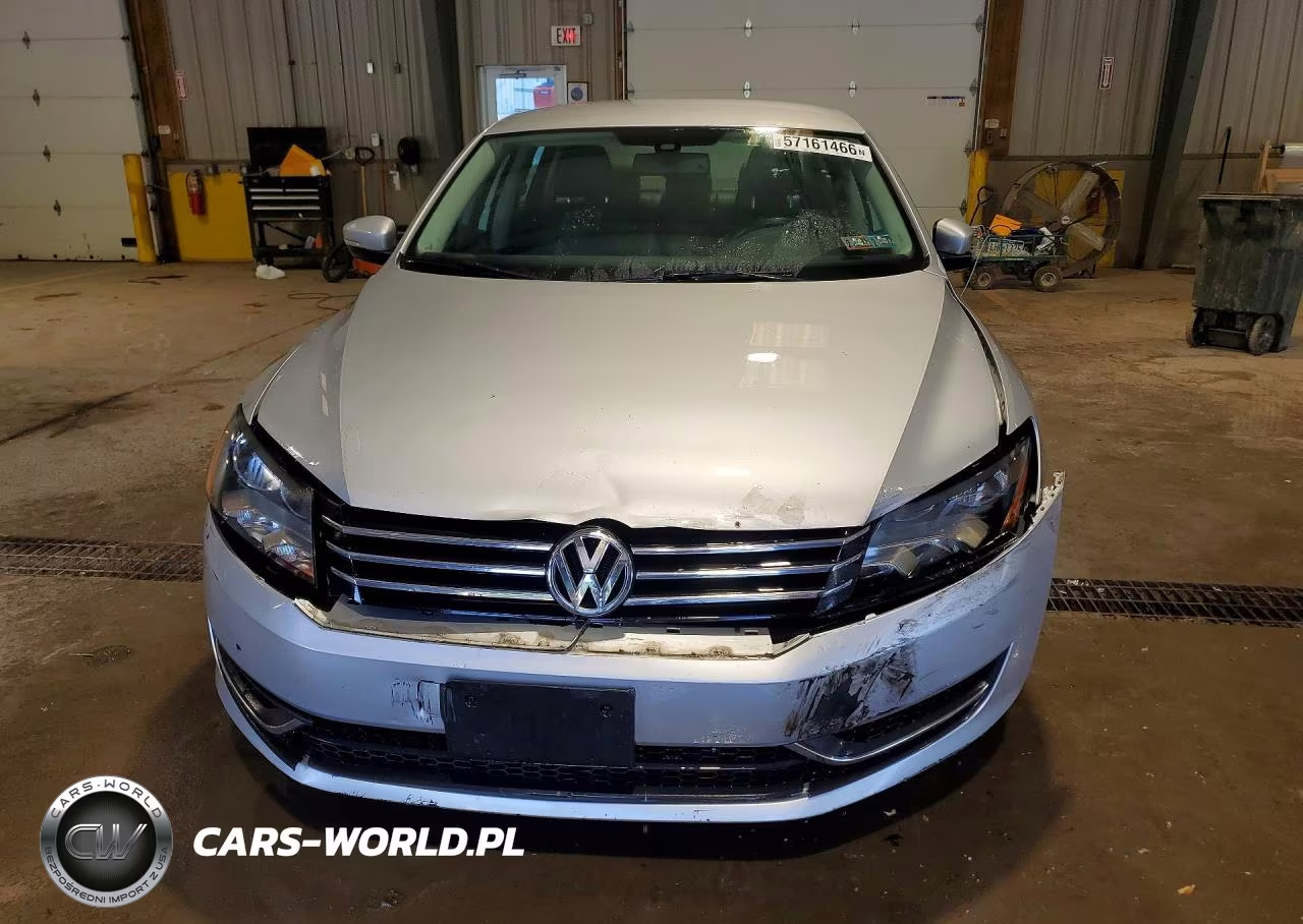 2013 Volkswagen Passat Se VIN:1VWBP7A38DC104307 - 5