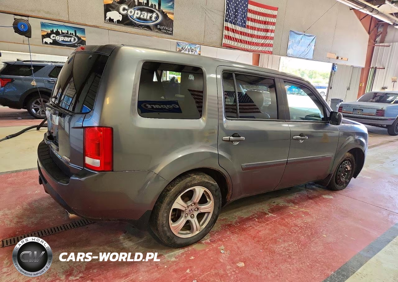 2012 Honda Pilot Exl VIN:5FNYF4H52CB081064 - 3