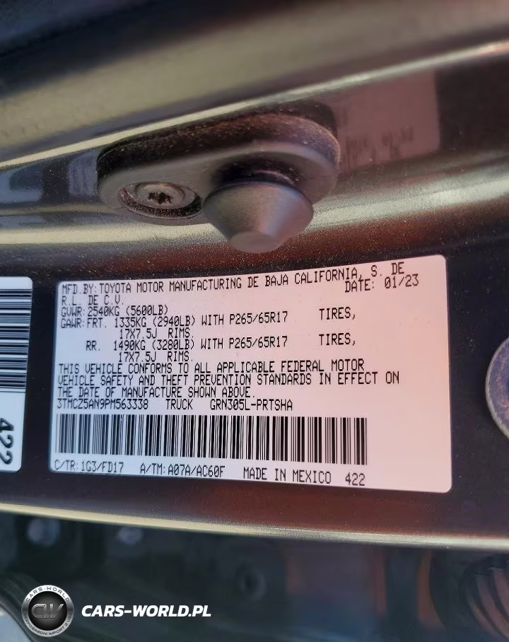 2023 Toyota Tacoma Trd Sport VIN:3TMCZ5AN9PM563338 - 12