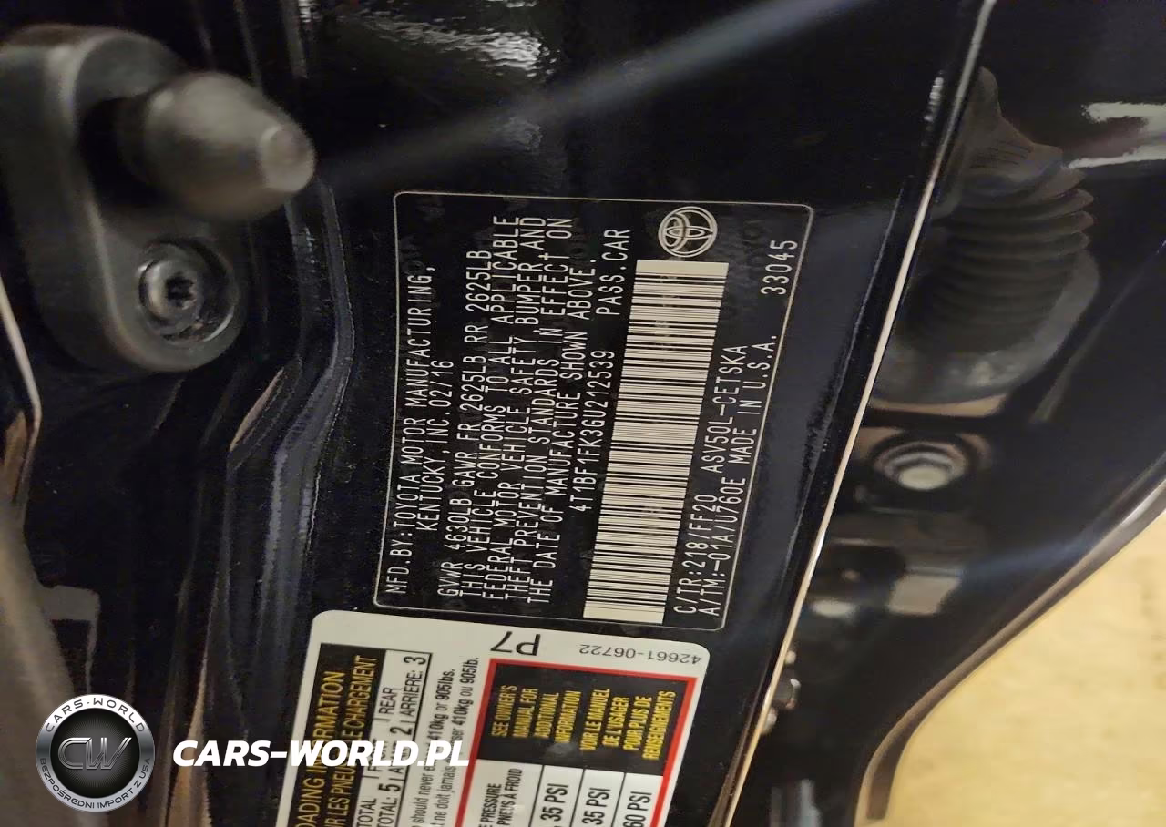 2016 Toyota Camry Se VIN:4T1BF1FK3GU212539 - 12