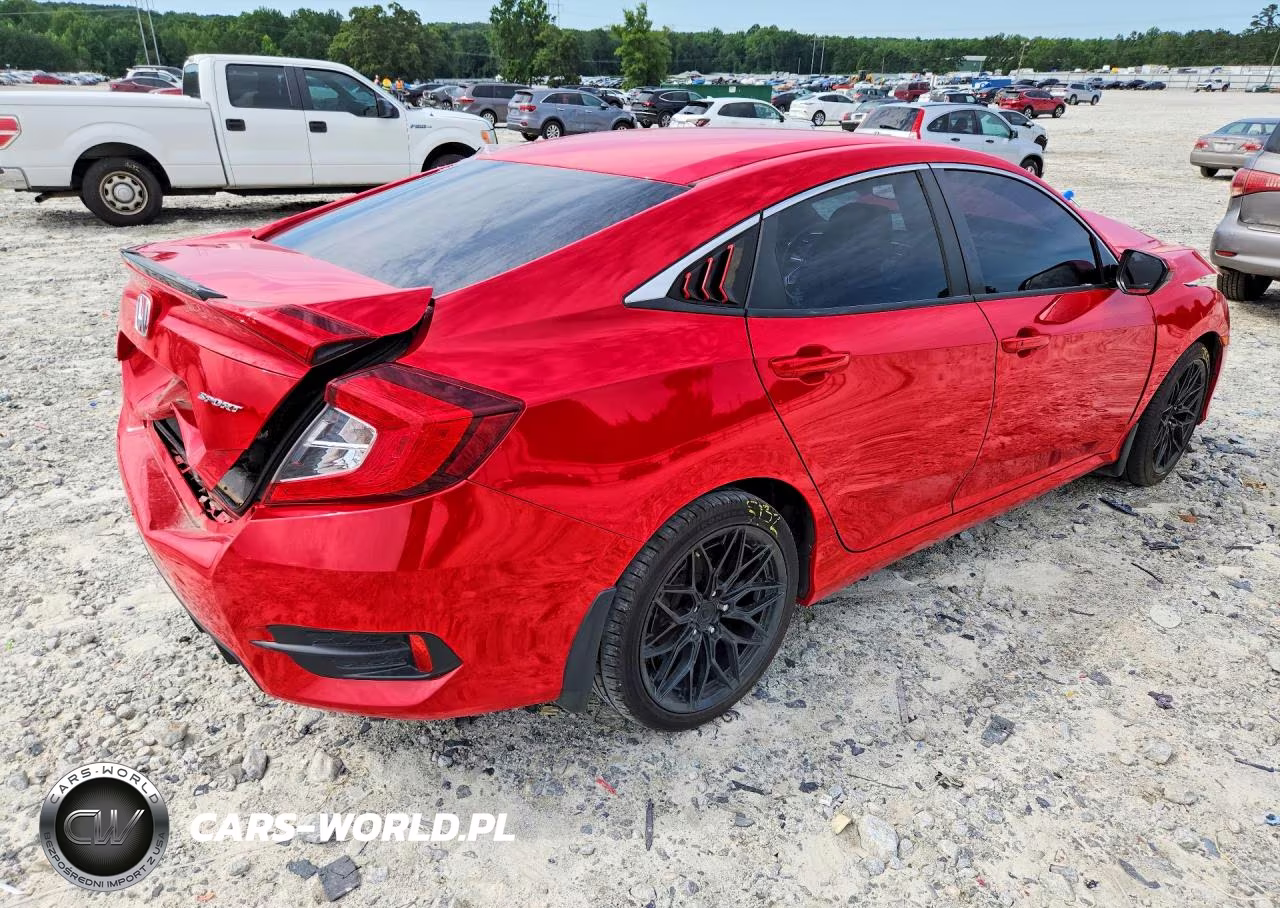 2021 Honda Civic Sport VIN:2HGFC2F84MH552372 - 3