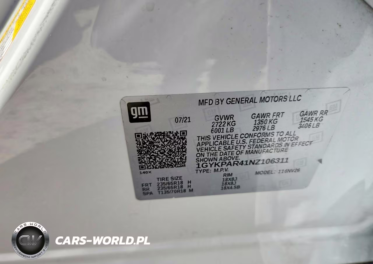 2022 Cadillac Xt6 Luxury VIN:1GYKPAR41NZ106311 - 12
