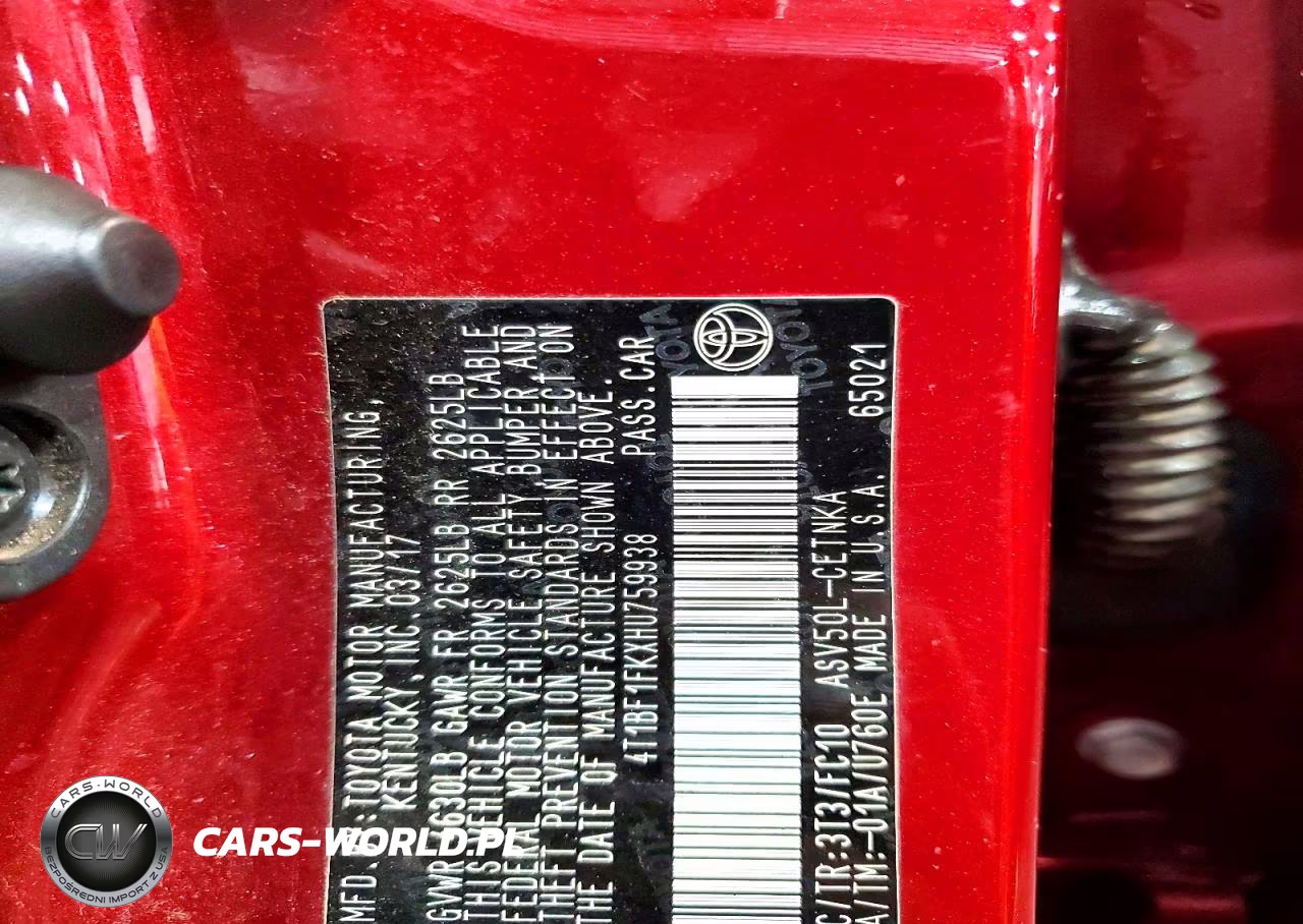 2017 Toyota Camry Le VIN:4T1BF1FKXHU759938 - 13