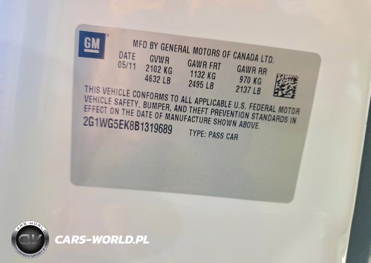 2011 Chevrolet Impala Lt VIN:2G1WG5EK8B1319689 - 12