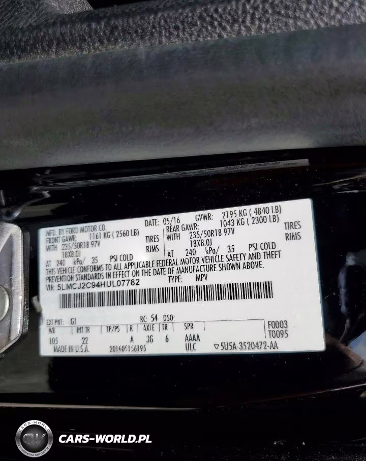 2017 Lincoln Mkc Select VIN:5LMCJ2C94HUL07782 - 14