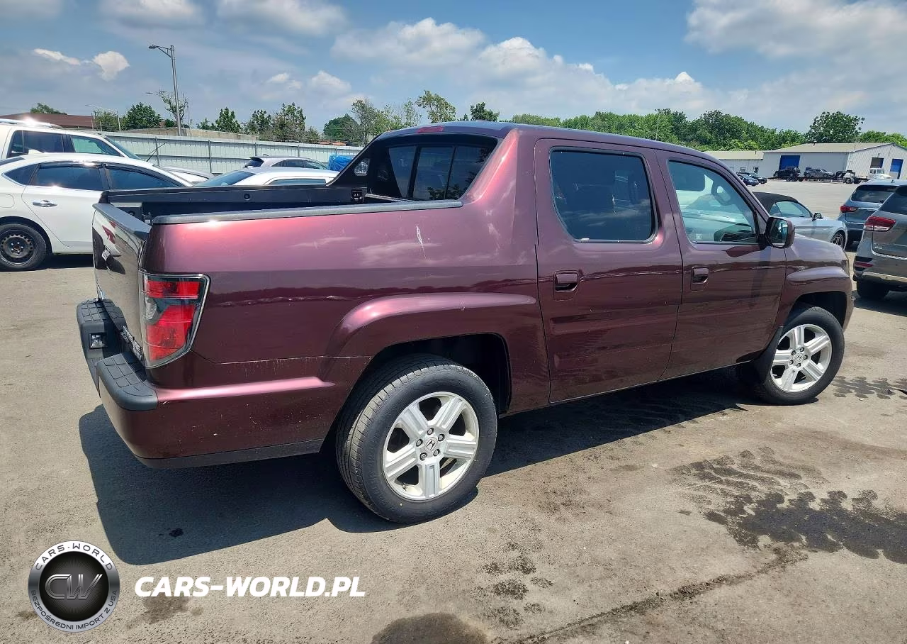 2012 Honda Ridgeline Rtl VIN:5FPYK1F55CB454179 - 3