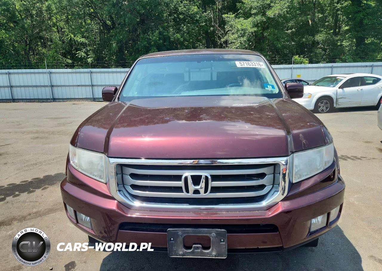 2012 Honda Ridgeline Rtl VIN:5FPYK1F55CB454179 - 5