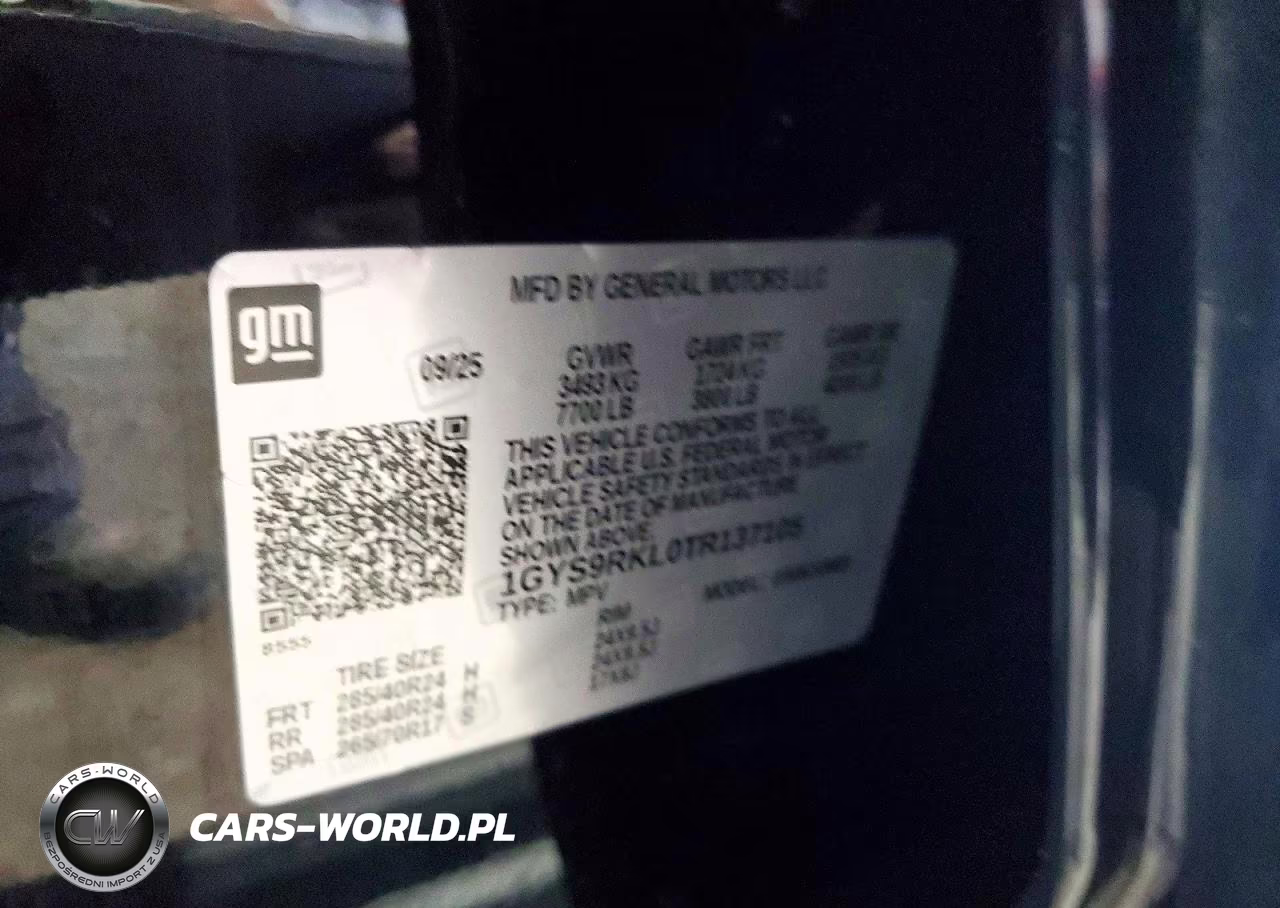 2026 Cadillac Escalade Esv Sport Platinum VIN:1GYS9RKL0TR137105 - 14