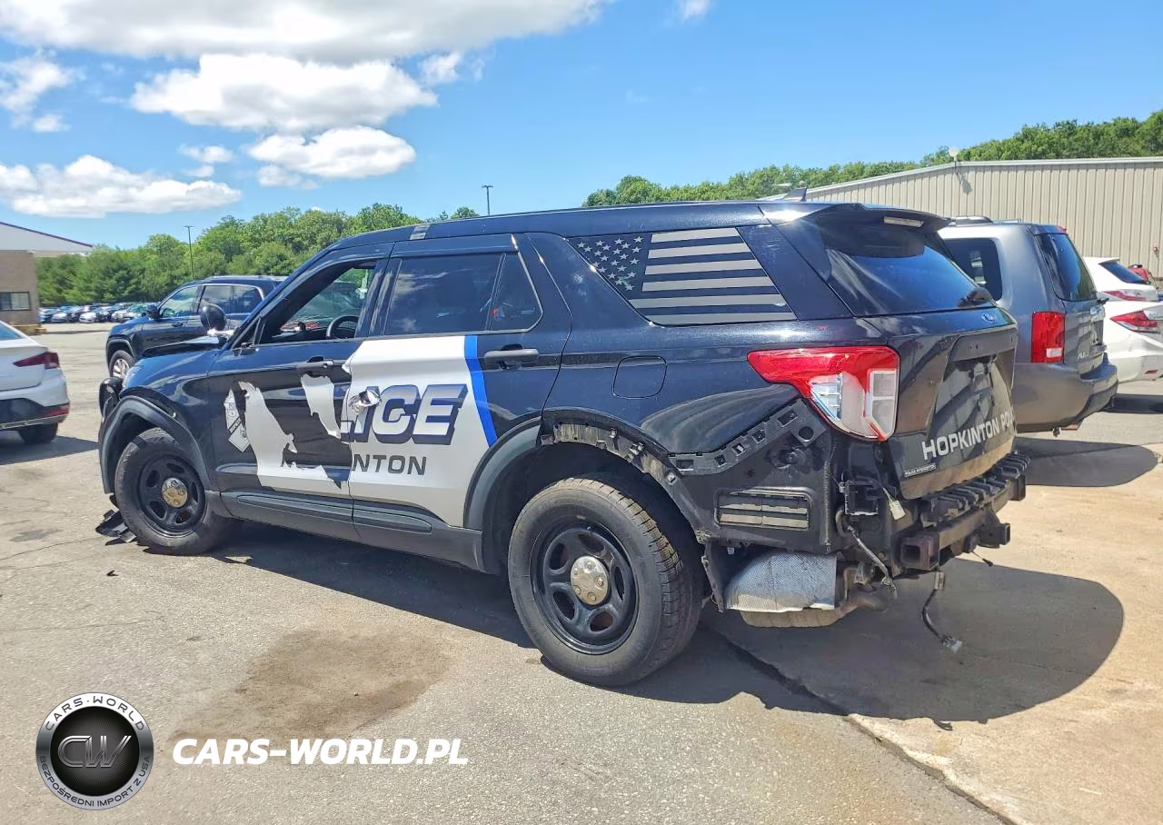 2021 Ford Explorer Police Interceptor VIN:1FM5K8AW4MNA17101 - 2