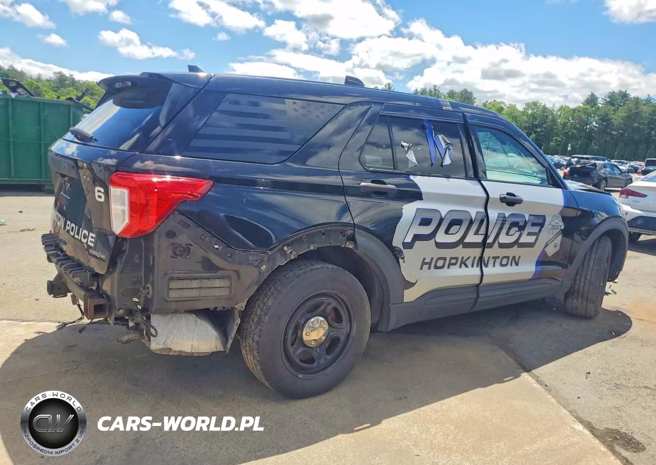 2021 Ford Explorer Police Interceptor VIN:1FM5K8AW4MNA17101 - 3