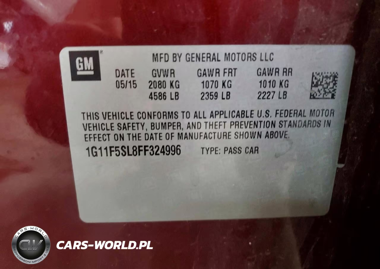 2015 Chevrolet Malibu Ltz VIN:1G11F5SL8FF324996 - 12