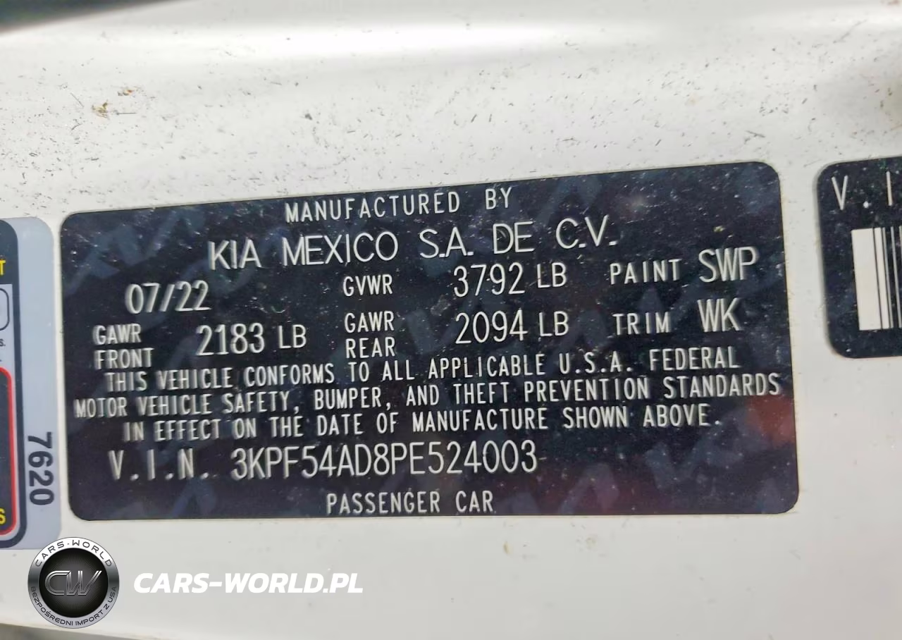 2023 Kia Forte Gt Line VIN:3KPF54AD8PE524003 - 13
