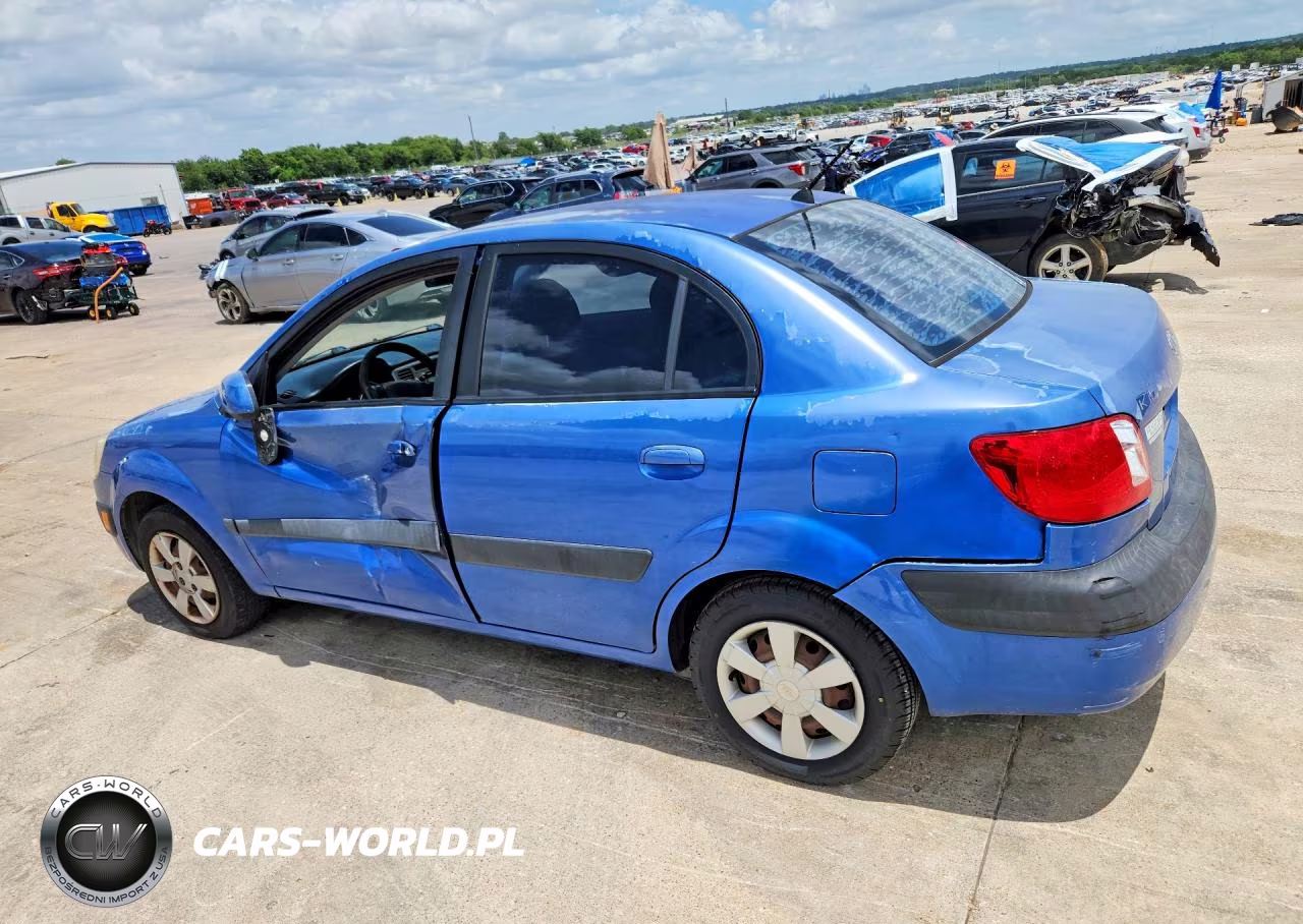 2006 Kia Rio Lx Automatic VIN:KNADE123X66121864 - 2