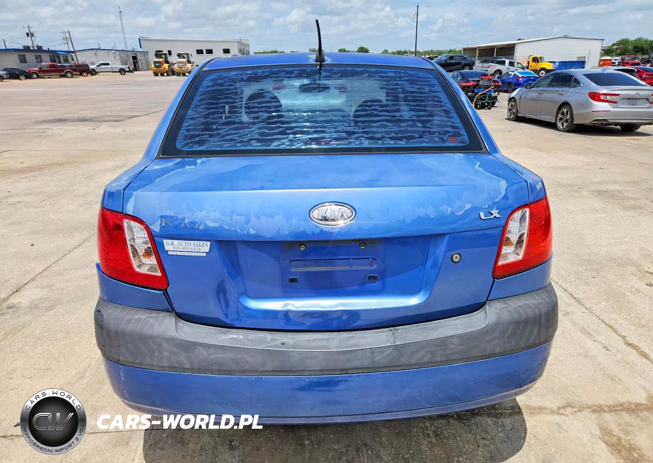 2006 Kia Rio Lx Automatic VIN:KNADE123X66121864 - 6