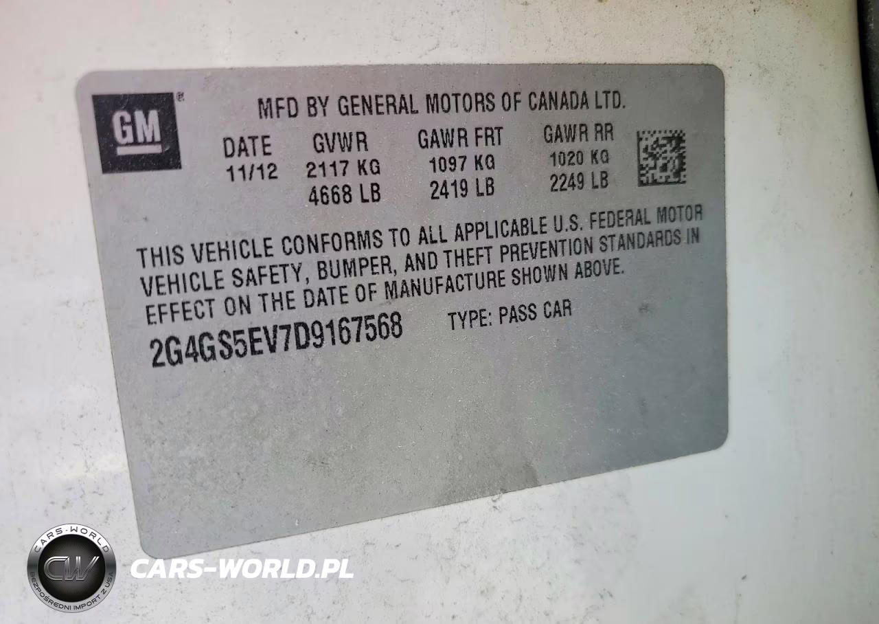 2013 Buick Regal Premium VIN:2G4GS5EV7D9167568 - 12