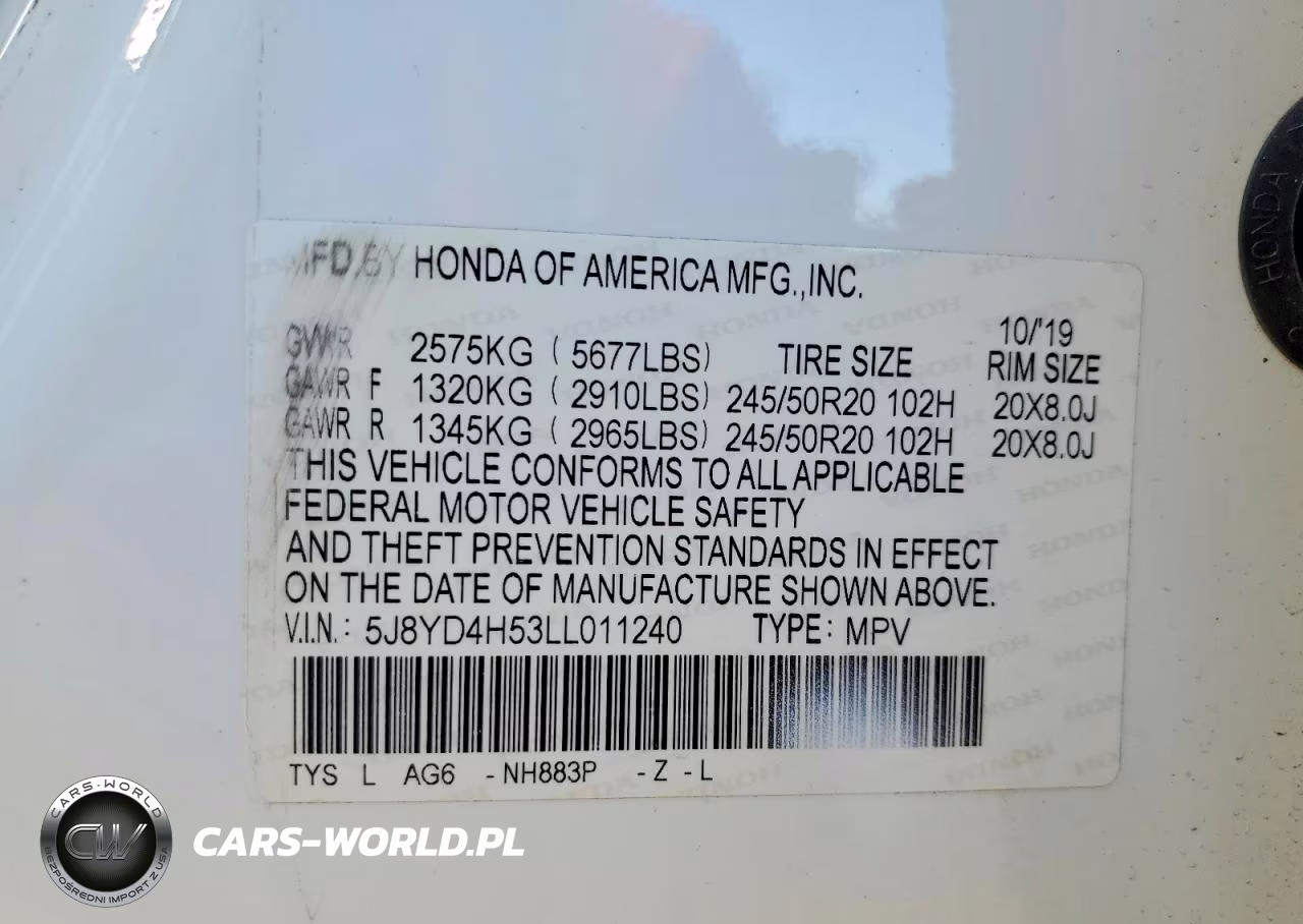 2020 Acura Mdx Technology VIN:5J8YD4H53LL011240 - 13