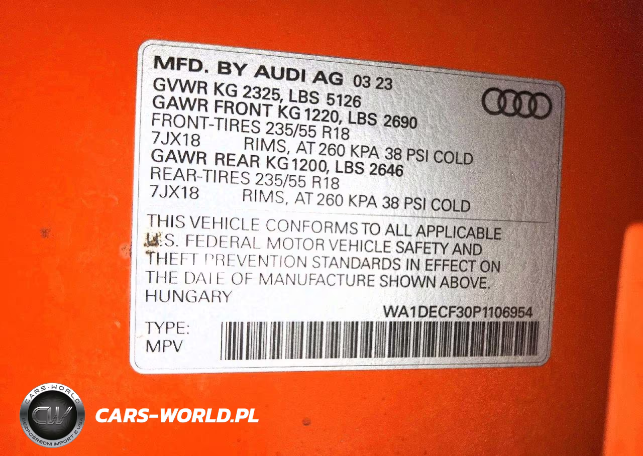 2023 Audi Q3 Premium S Line 45 VIN:WA1DECF30P1106954 - 13