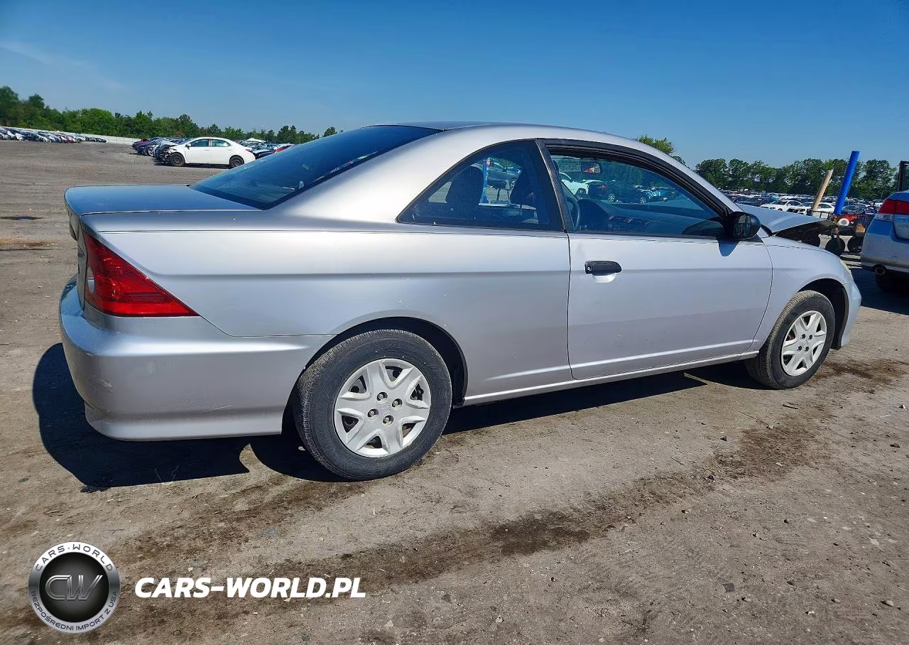 2004 Honda Civic Dx Vp VIN:1HGEM22184L049352 - 3