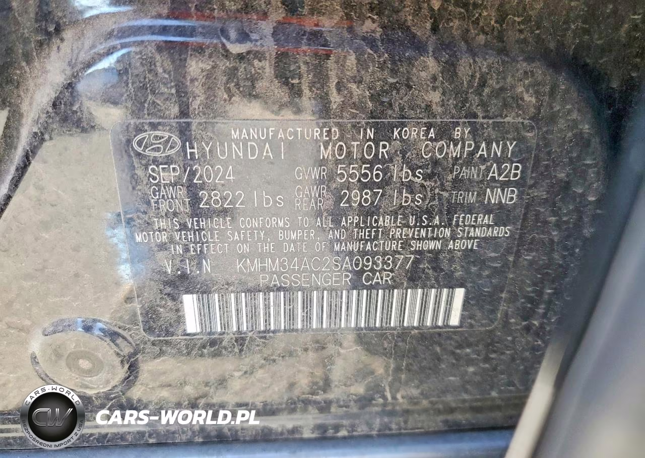 2025 Hyundai Ioniq 6 Sel VIN:KMHM34AC2SA093377 - 12