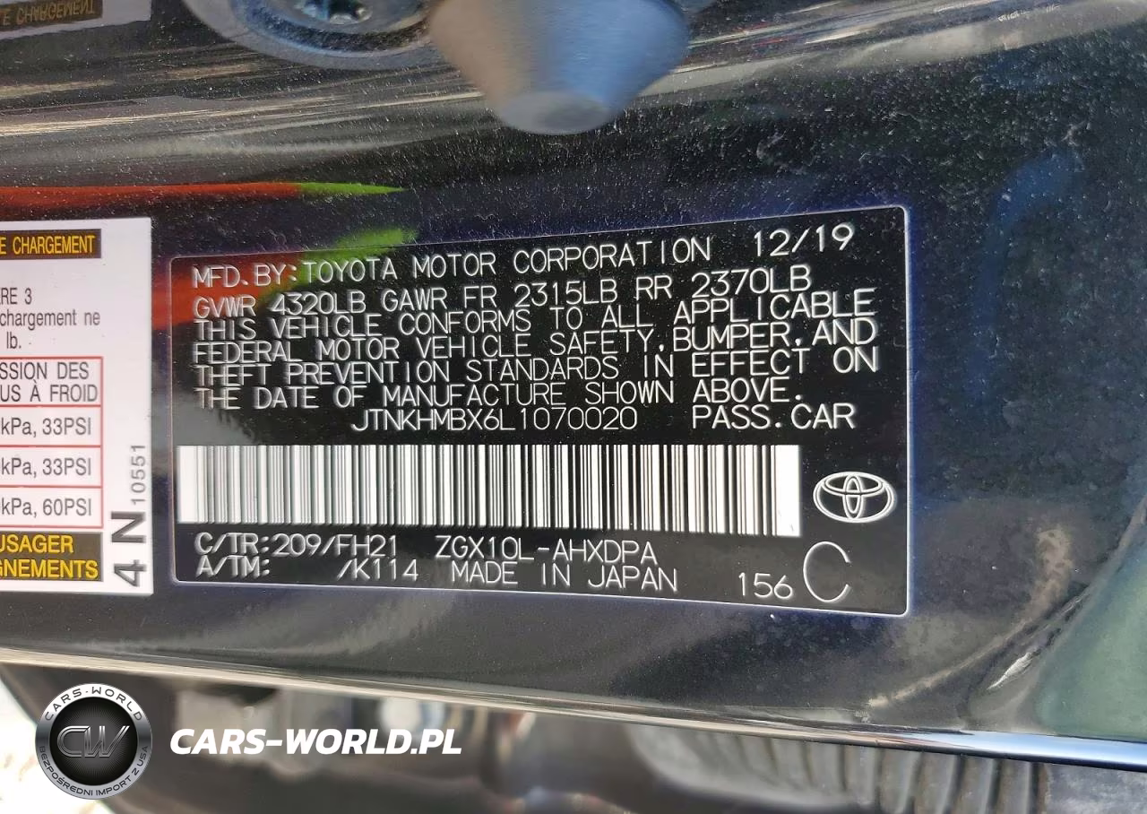 2020 Toyota C-Hr VIN:JTNKHMBX6L1070020 - 12