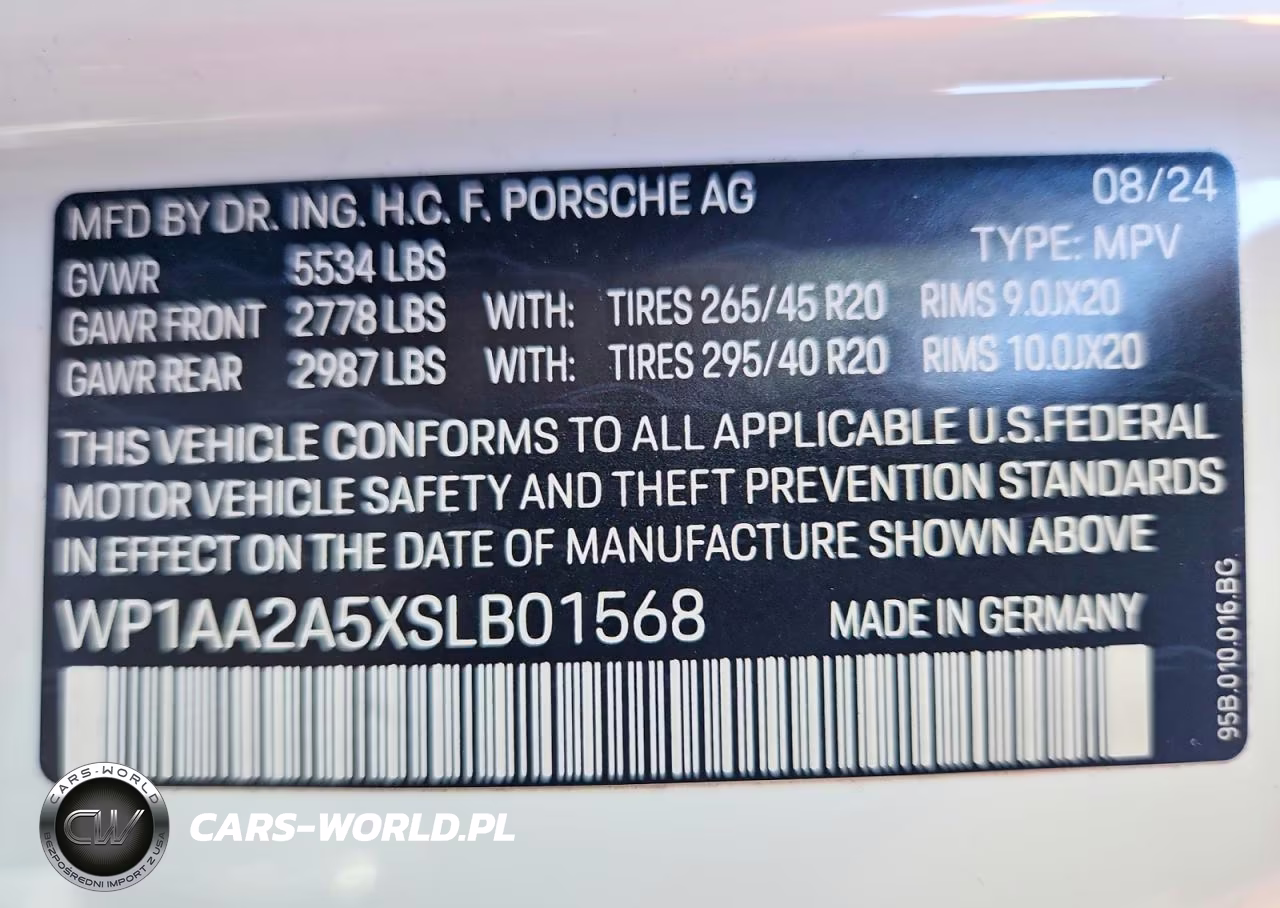 2025 Porsche Macan Base VIN:WP1AA2A5XSLB01568 - 14