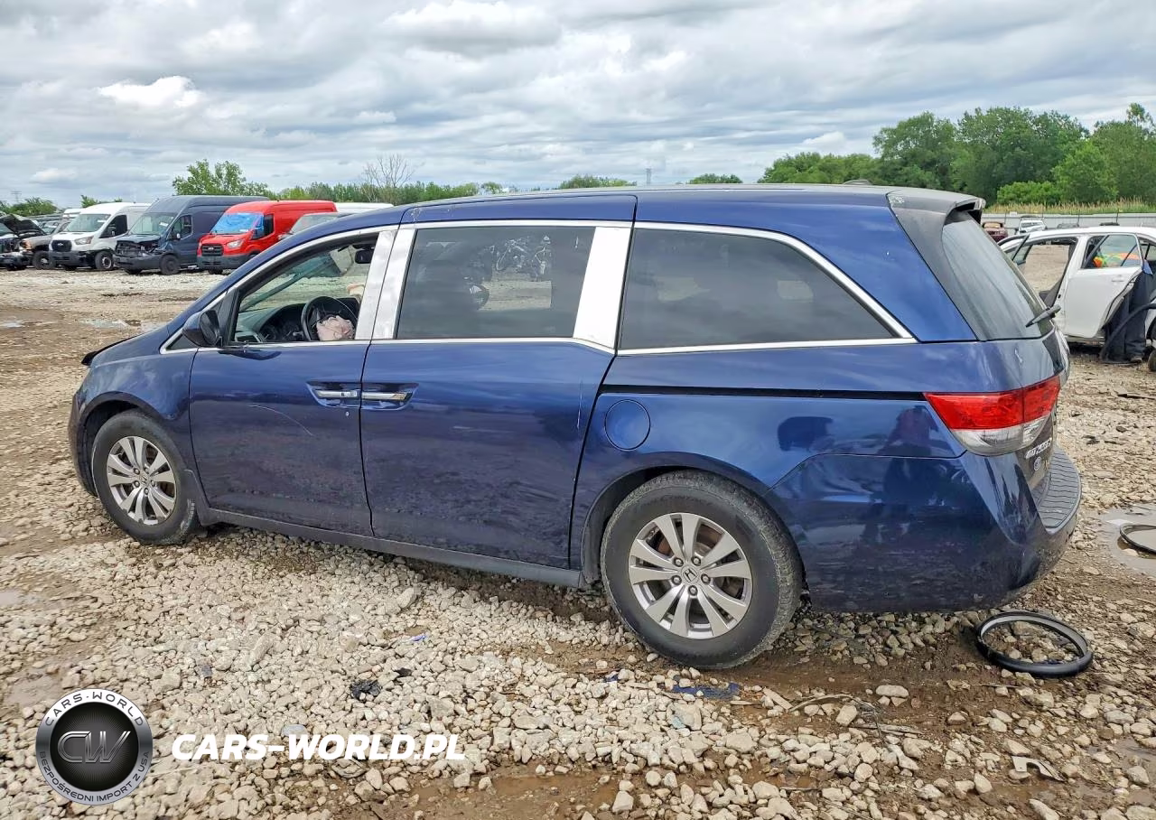2016 Honda Odyssey Exl VIN:5FNRL5H60GB016019 - 2