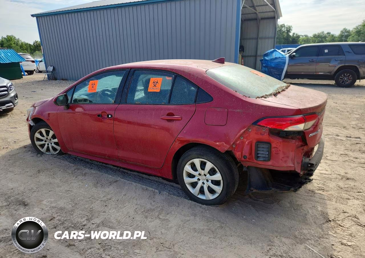 2020 Toyota Corolla Le VIN:5YFEPRAE1LP126023 - 2