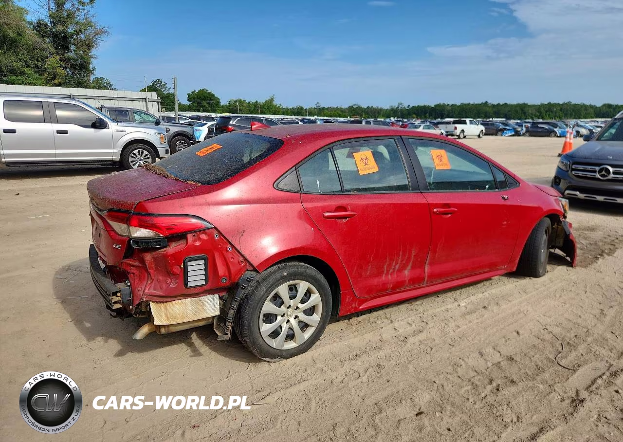 2020 Toyota Corolla Le VIN:5YFEPRAE1LP126023 - 3