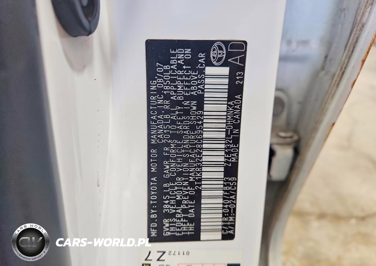 2008 Toyota Corolla Matrix Xr VIN:2T1KR32E28C695429 - 13