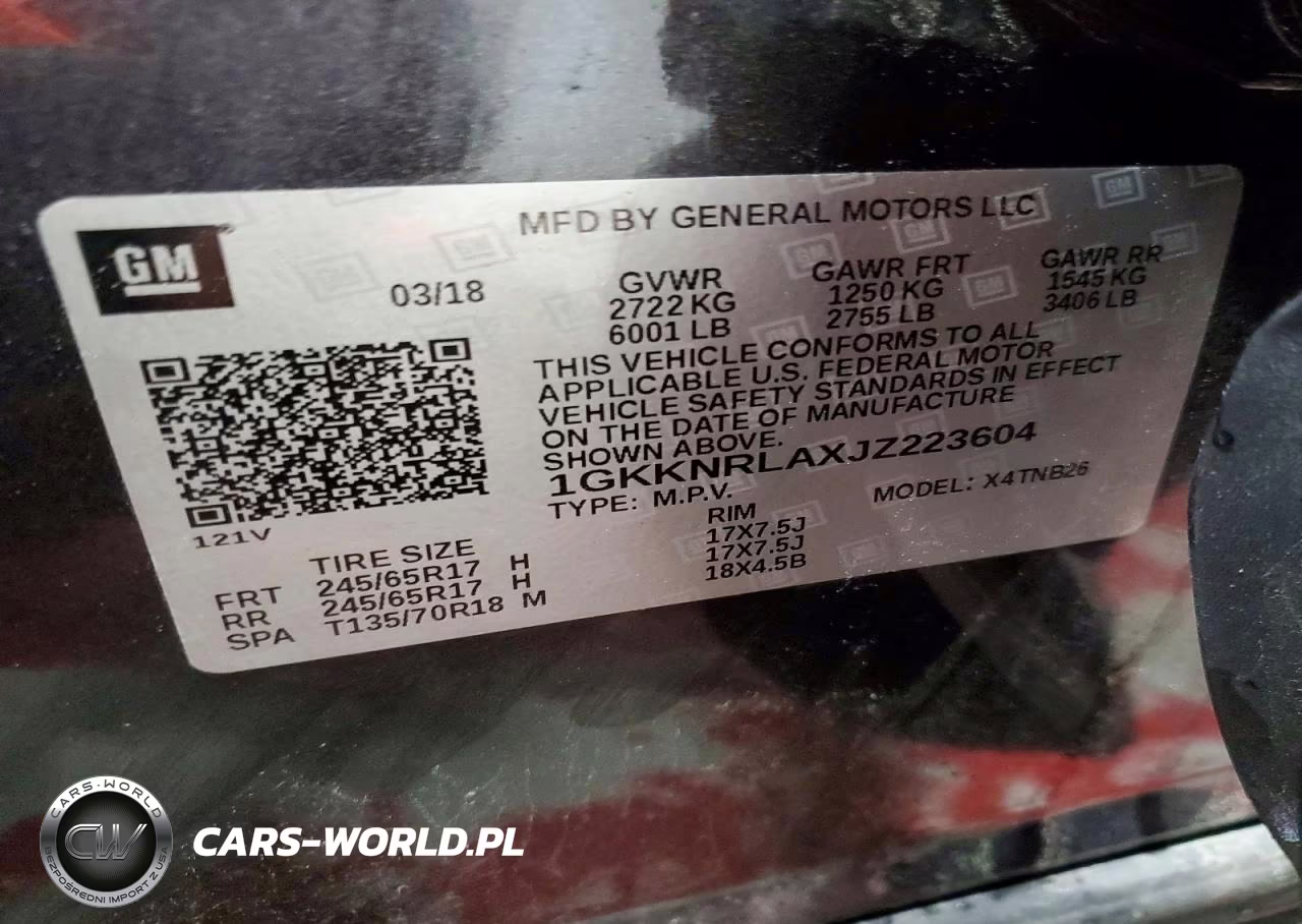 2018 GMC Acadia Sle VIN:1GKKNRLAXJZ223604 - 14