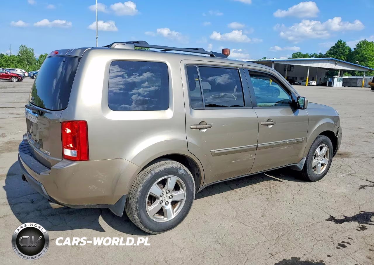 2009 Honda Pilot Exl VIN:5FNYF48619B012741 - 3