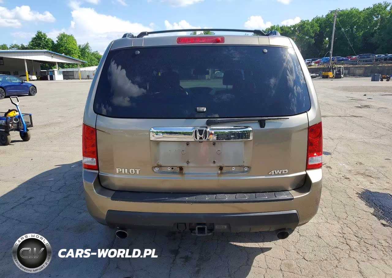 2009 Honda Pilot Exl VIN:5FNYF48619B012741 - 6