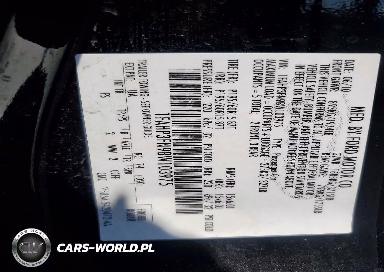 2011 Ford Focus Se VIN:1FAHP3FN9BW103975 - 12