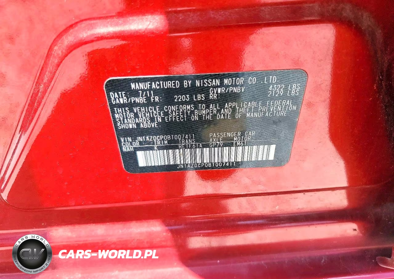 2011 Nissan Leaf Sv VIN:JN1AZ0CP0BT007411 - 13
