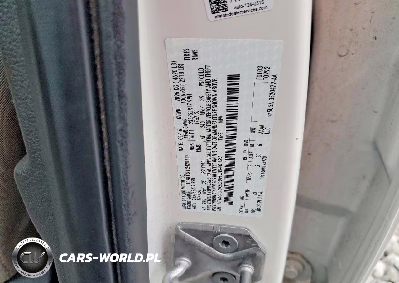 2017 Ford Escape Se VIN:1FMCU0GD9HUB40123 - 13