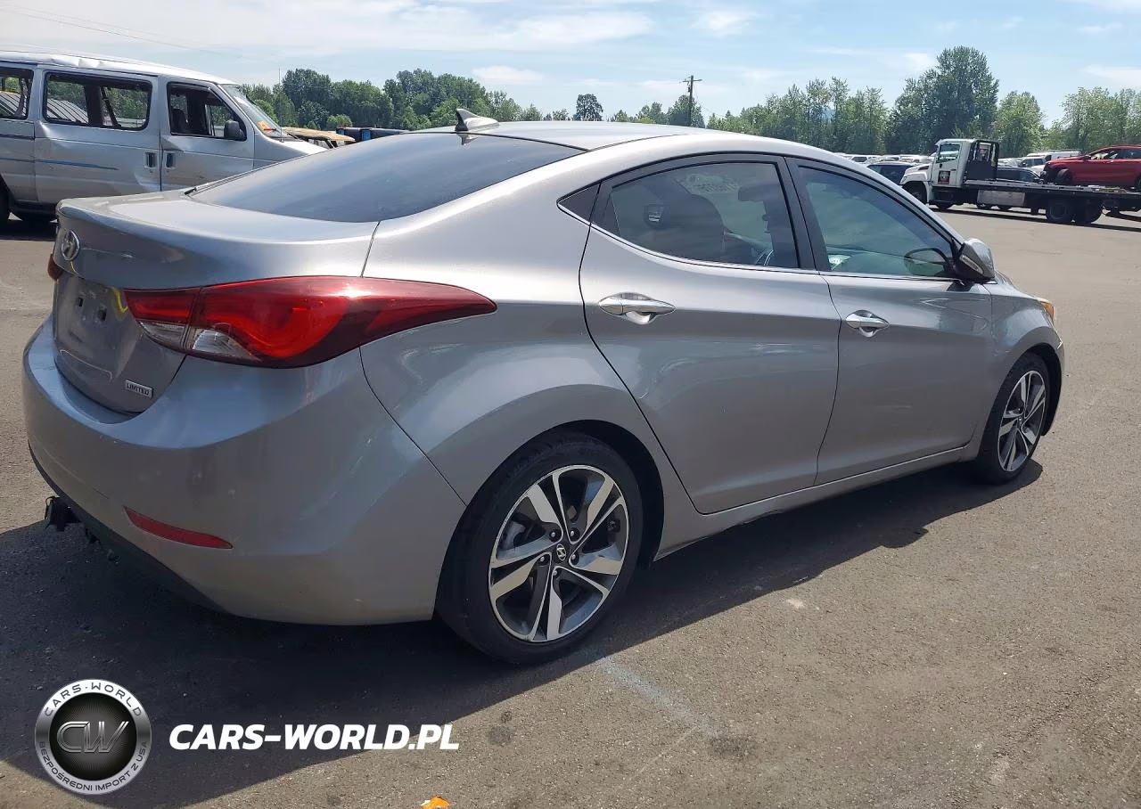 2014 Hyundai Elantra Limited VIN:KMHDH4AE4EU105194 - 3