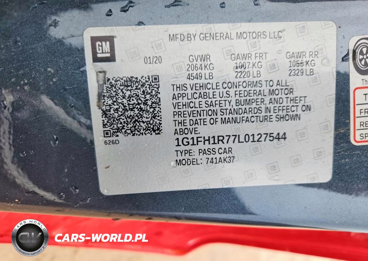 2020 Chevrolet Camaro Ss VIN:1G1FH1R77L0127544 - 12