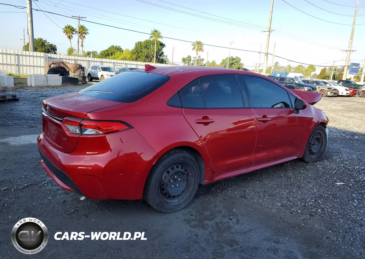 2020 Toyota Corolla Le VIN:JTDEPRAE2LJ009412 - 3