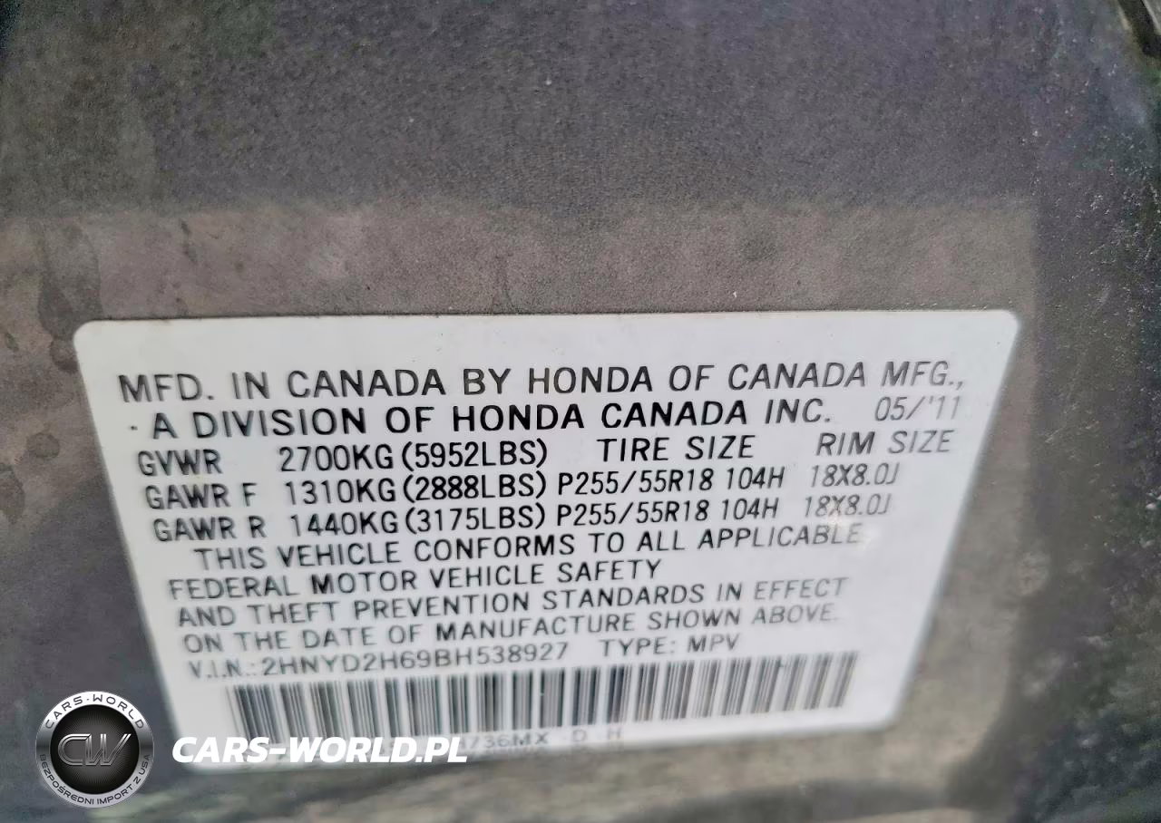 2011 Acura Mdx Technology VIN:2HNYD2H69BH538927 - 13