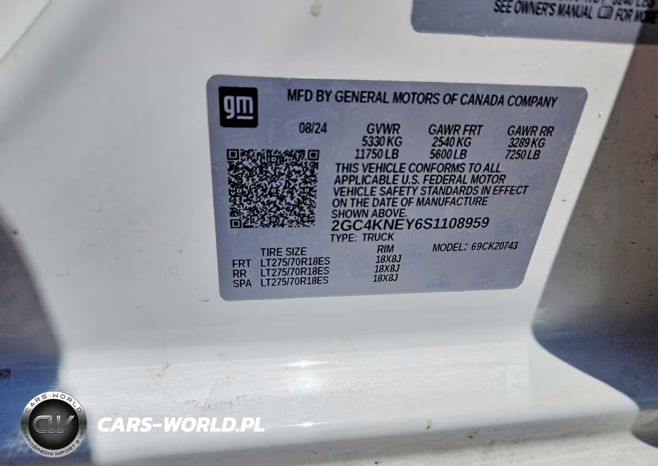 2025 Chevrolet Silverado K2500 Heavy Duty Lt VIN:2GC4KNEY6S1108959 - 12